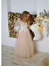 Lace Tulle Maxi Flower Girl Dress